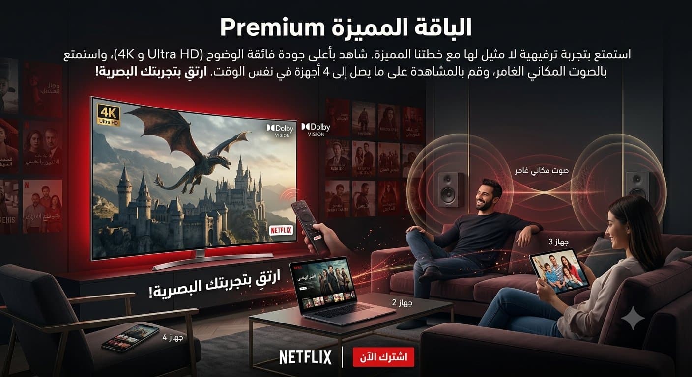 الخطة المميزة (Premium) إشتراك شهري
