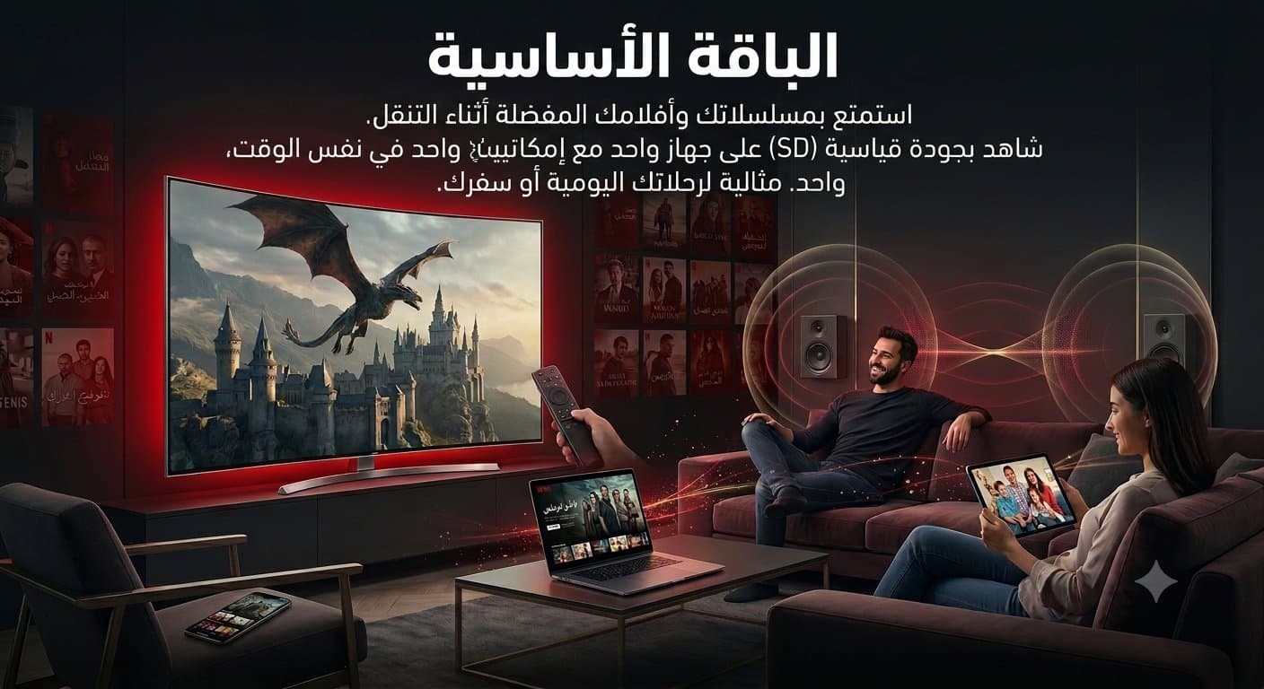 الباقة الأساسية (Basic) إشتراك شهري